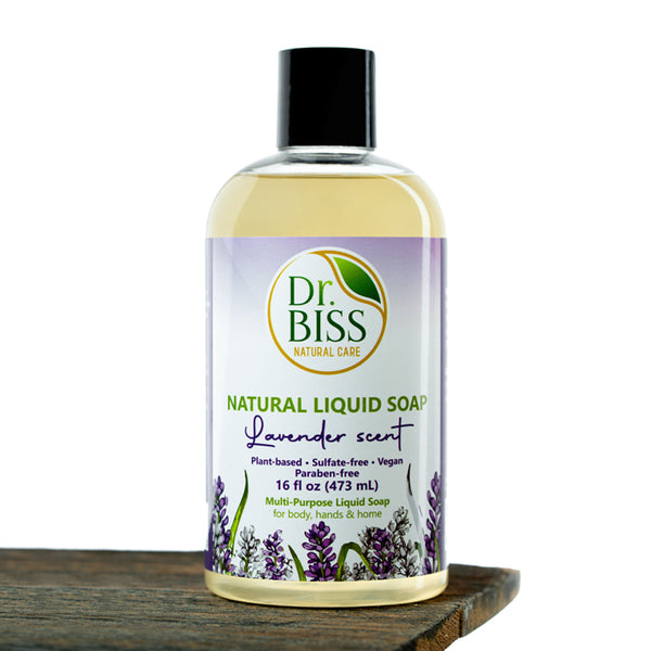 Natural Liquid Hand & Body Soap – Lavender, 16 oz