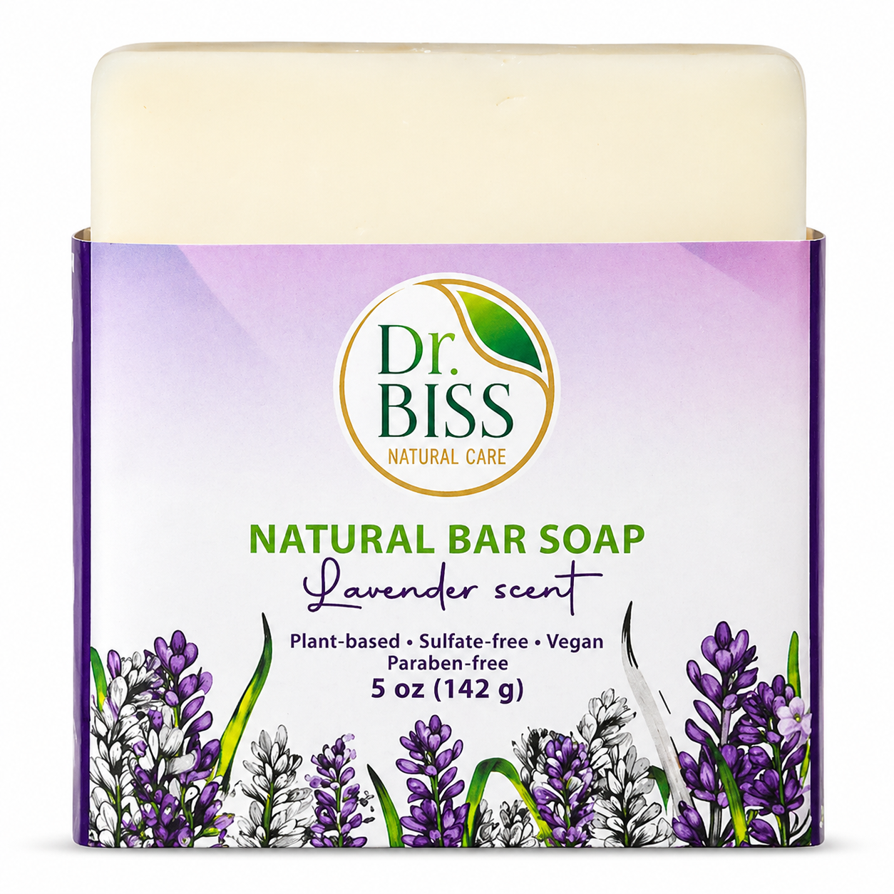 Natural Bar Soap with Coconut & Olive Oil