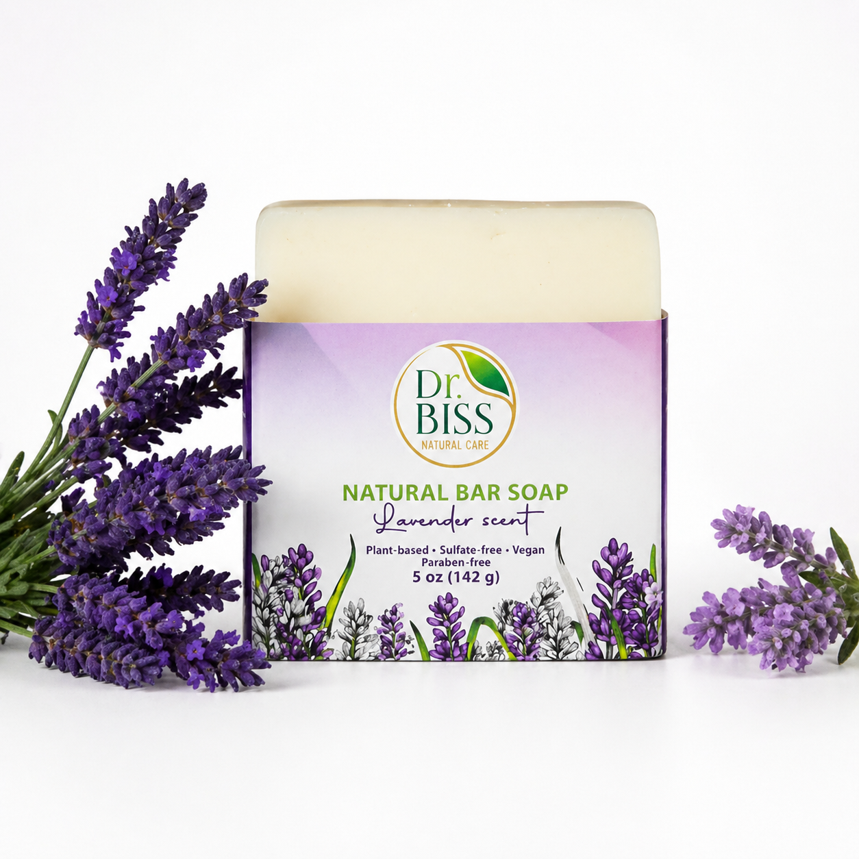 Natural Bar Soap with Coconut & Olive Oil