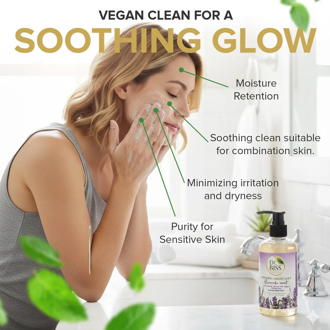 Lavender Routine Bundle – Natural Soap, Liquid Soap & Lavender Essential Oil