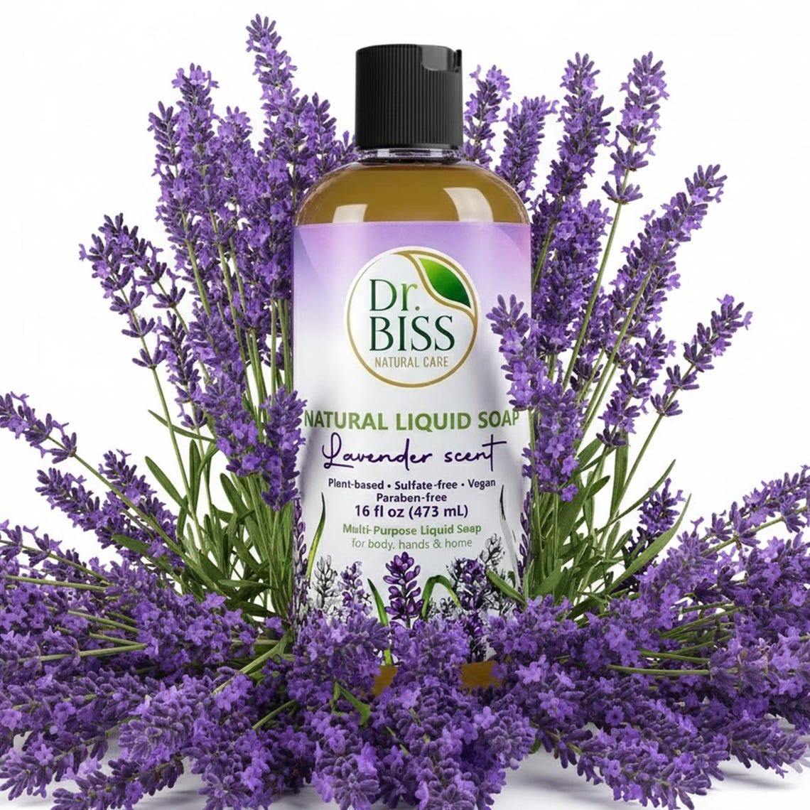 Dr. Biss Natural Liquid Soap - Lavender
