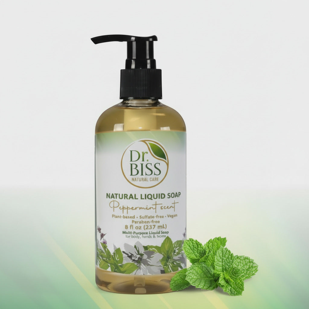 Dr. Biss Natural Liquid Soap - Peppermint