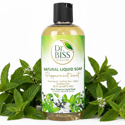 Dr. BISS Peppermint Natural Liquid Soap 16oz