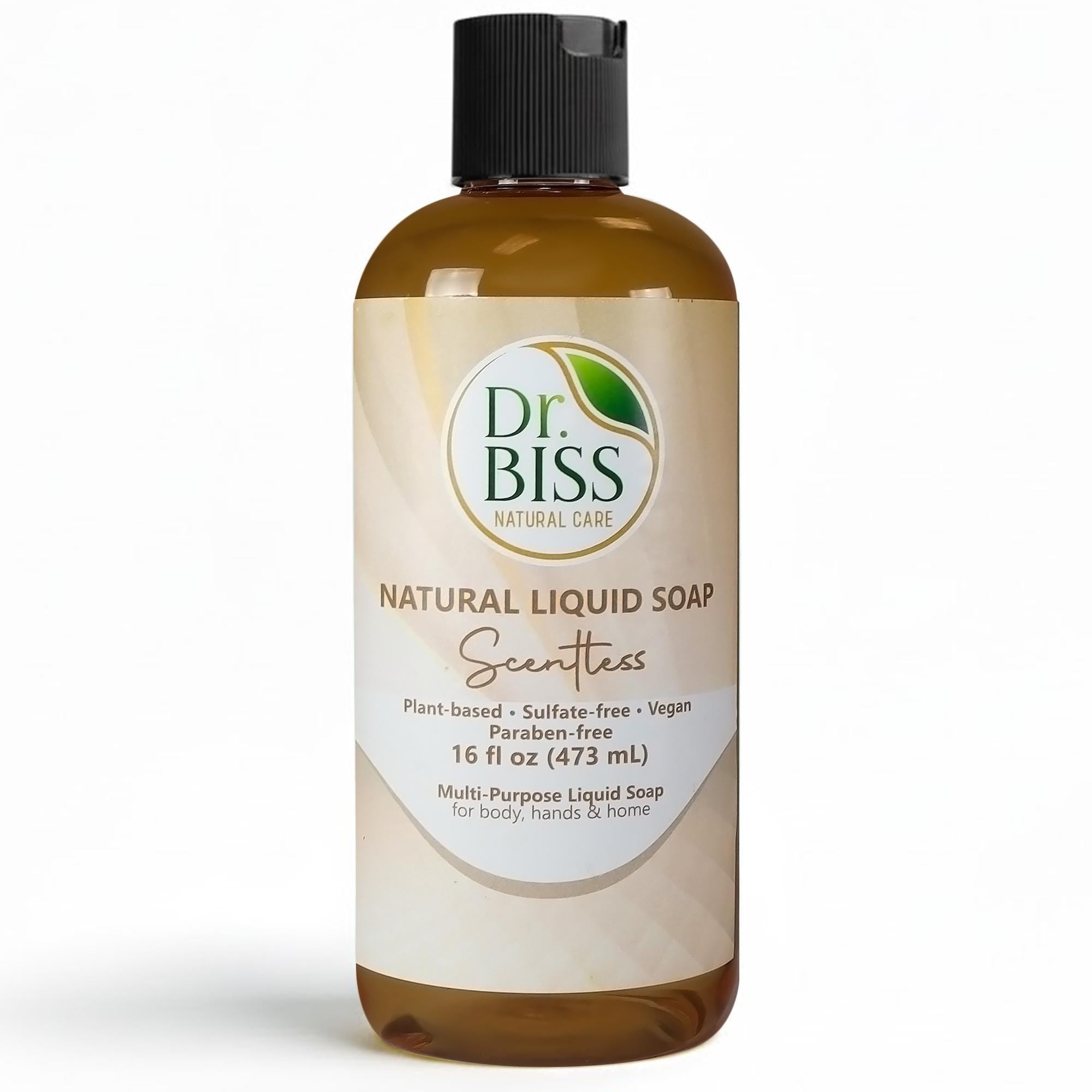 Dr. Biss Natural Liquid Soap - Scentless