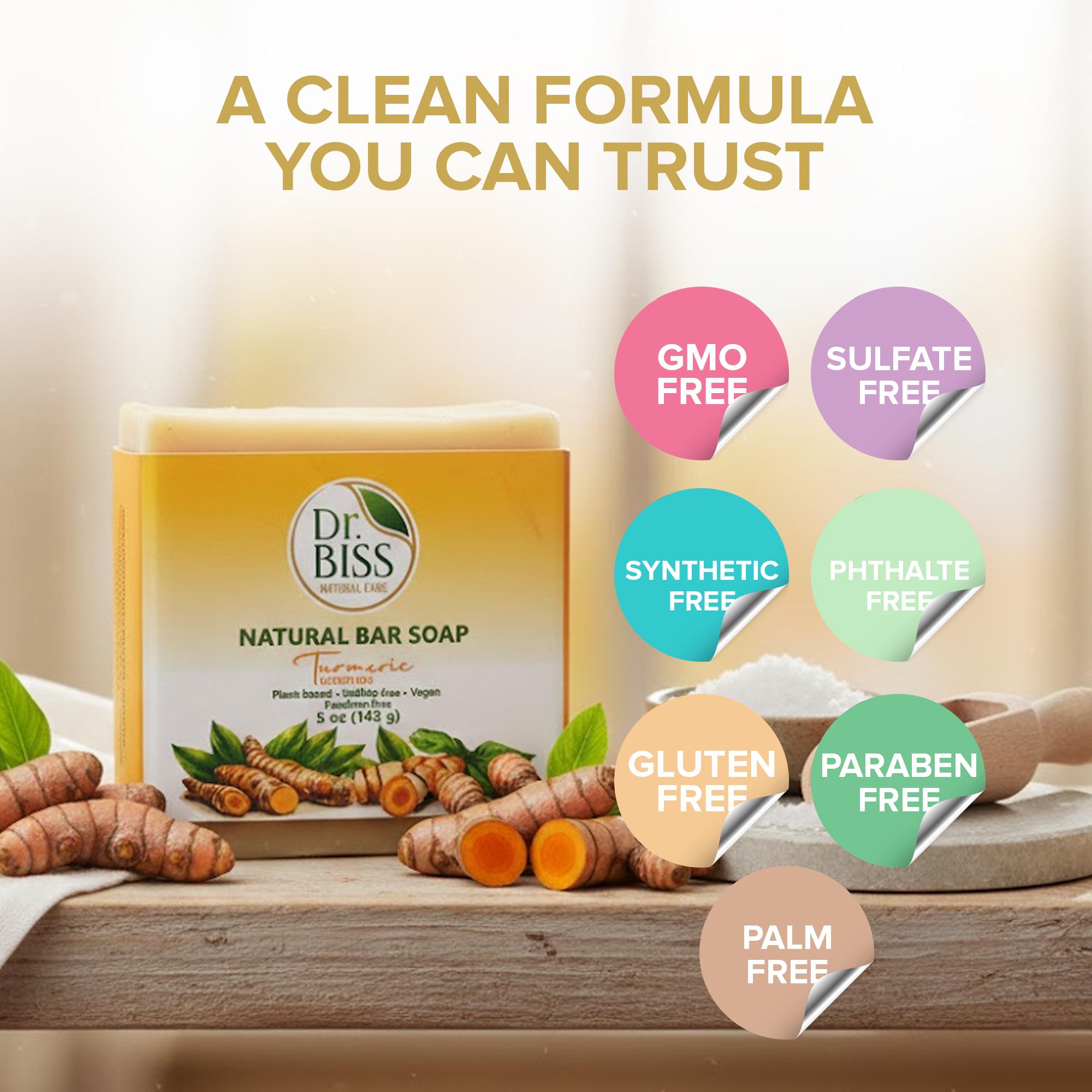 Turmeric Natural Bar Soap - Coconut & Olive Oil
